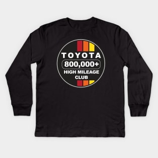 Toyota High Mileage Club 800K Kids Long Sleeve T-Shirt